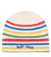 Bobo Choses Baby Tic Tac Toe Striped Cotton Beanie In Multi