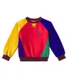 Bobo Choses Rewneck Long-sleeve Organic-cotton Sweatshirt Sweat 2-11 Years Multicolo In Multicoloured
