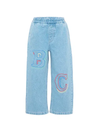 Bobo Choses Kids' Bc Embroidered Jeans In Blue