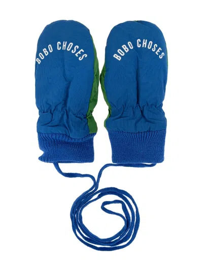 Bobo Choses Babies' B.c Mittens In Blue
