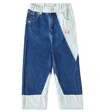 Bobo Choses Bc Paneled Straight Jeans In Blue
