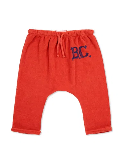Bobo Choses Babies' Bc Vintage Terry Pants In Red