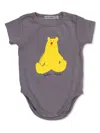 Bobo Choses Bear-print Bodysuit In Blue