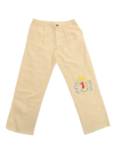 BOBO CHOSES BEIGE CHINO TROUSERS