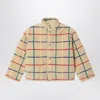 Bobo Choses Beige Jacket In Shearling-effect Fabric In Brown