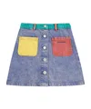 Bobo Choses Belt-loop Skirt In Blue