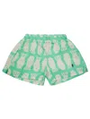 Bobo Choses Bermuda Pesci All Over In Light Blue