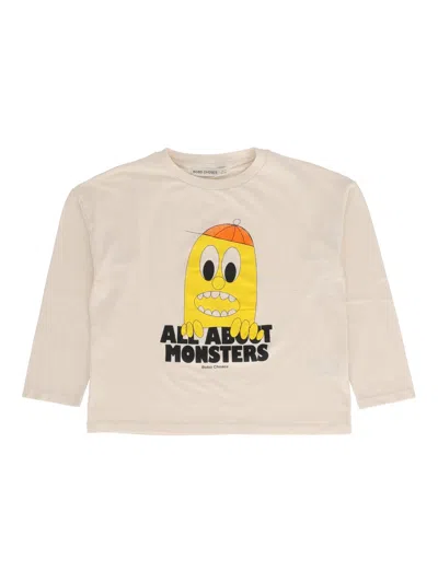 Bobo Choses Kids' Bigtooth Lemon T-shirt In Neutral