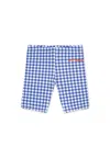 Bobo Choses Blue Leggings For Girl With Logo In Blue