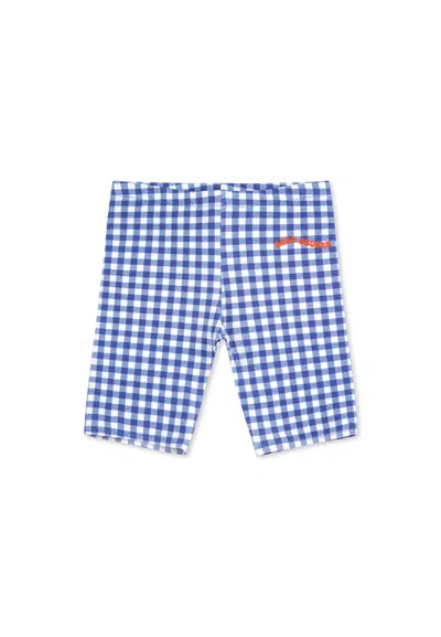 Bobo Choses Kids' Blue Leggings For Girl With Logo
