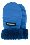 Bobo Choses Bicolor Mittens In Blue