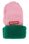 Bobo Choses Bicolor Mittens In Pink