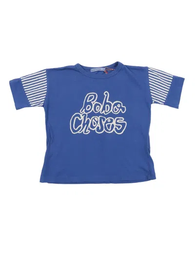 Bobo Choses Kids'   By Hand T-shirt In Blue
