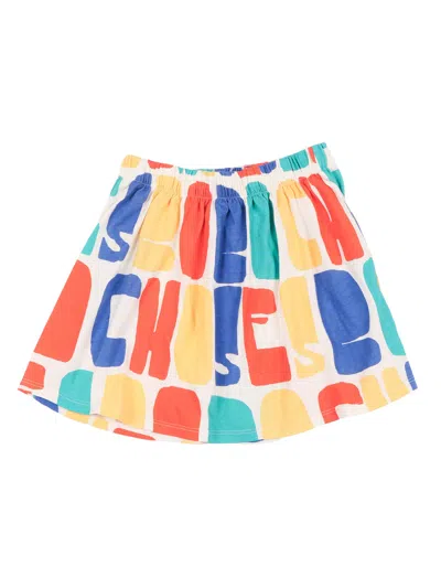 Bobo Choses Kids'   Color All Over Skirt In White