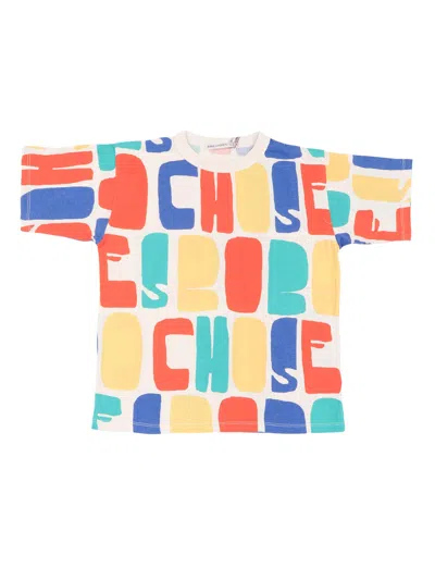 Bobo Choses Kids'   Color All Over T-shirt In White
