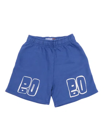 Bobo Choses Kids'   Thin Bermuda Shorts In Blue