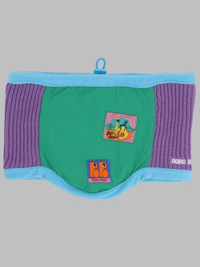 Bobo Choses Bock-knit Neck Warmer For Kids, Unisex In Purple