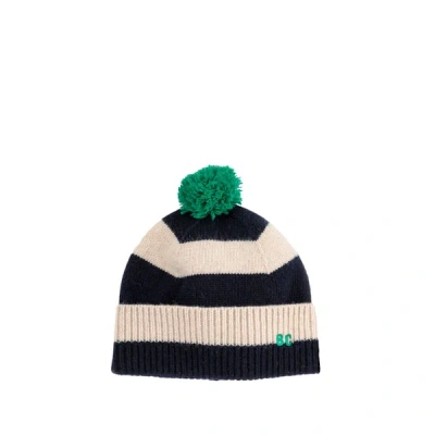 Bobo Choses Bonnet Rayé En Laine In Multi