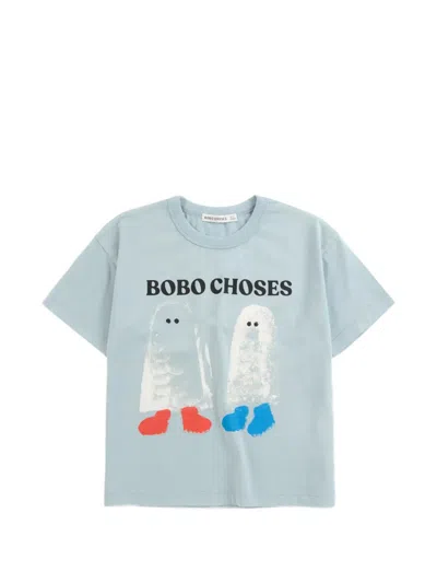 Bobo Choses Booty Ghosts グラフィック Tシャツ In ブルー