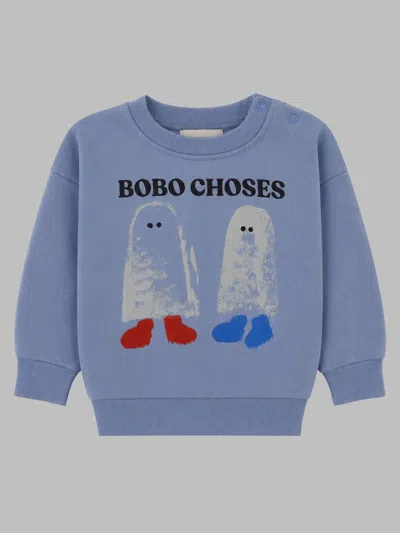 Bobo Choses Booty Ghosts Sweatshirt In Blue