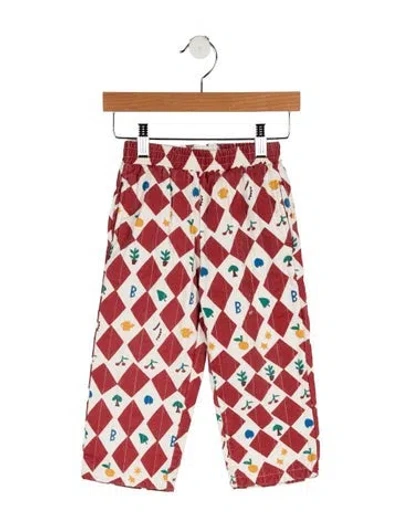 Pre-owned Bobo Choses Babies' Boys Cotton Patterned Pants In Red