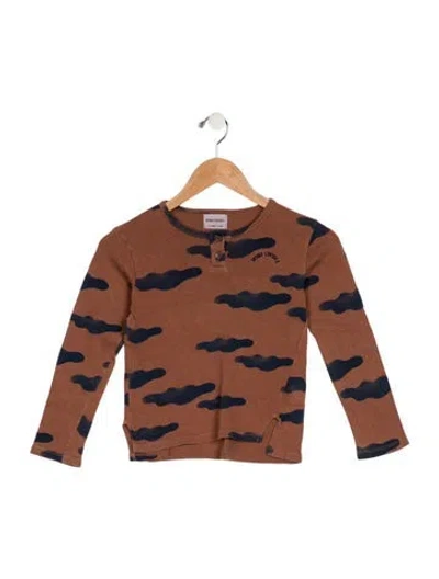 Pre-owned Bobo Choses Babies' Boys' Long Sleeve T- Shirt In Brown