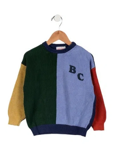 Pre-owned Bobo Choses Kids' Boys' Pattern Print Sweater In Blue