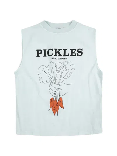 Bobo Choses Bunch Of Vegetables Sleeveless Vest In Multi