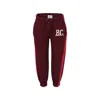 Bobo Choses Burgundy Trousers For Kids With Logo In Bordeaux