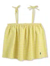 Bobo Choses Check Pattern Top In Yellow