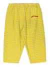 Bobo Choses Check-print Trousers In Yellow