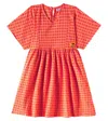 Bobo Choses Kleid Aus Einem Baumwollgemisch In Pink