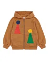 Bobo Choses "chess" Logo Sweatshirt In Brown