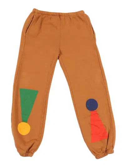 Bobo Choses Kids' Chess Pawn Sweatpants In Orange