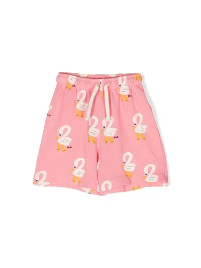 Bobo Choses Children's Cotton Shorts In Pink