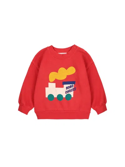 Bobo Choses "bobo Choo Choo" Sweatshirt In Red