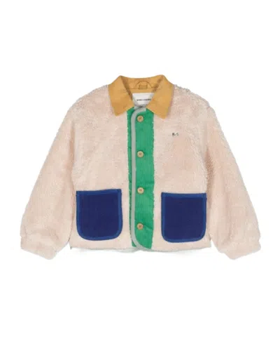 Bobo Choses Classic-collar Cotton Jacket In Nude ModeSens