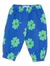 Bobo Choses Clover-print Jersey Tracksuit Bottoms In Blue
