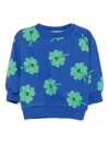 Bobo Choses Clover-print Sweatshirt In Blue