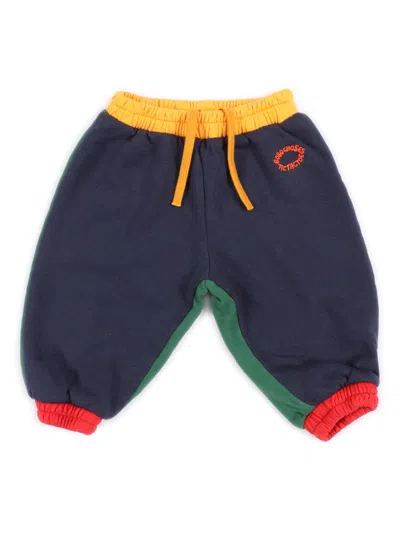 Bobo Choses Babies'  Color Block Jogging Pants In Blue