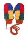 Bobo Choses Color Block Mittens In 黄色