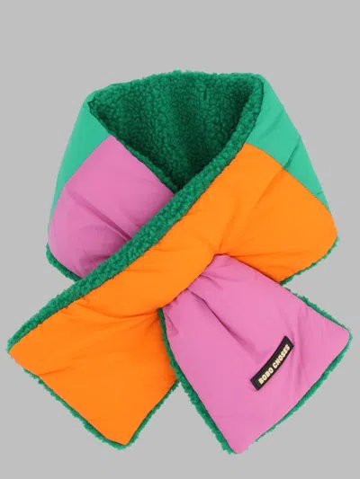 Bobo Choses Color Block Sheepskin Neck Warmer In Multi