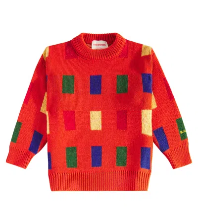 Bobo Choses Kids' Color Game Jacquard Sweater In Multicoloured