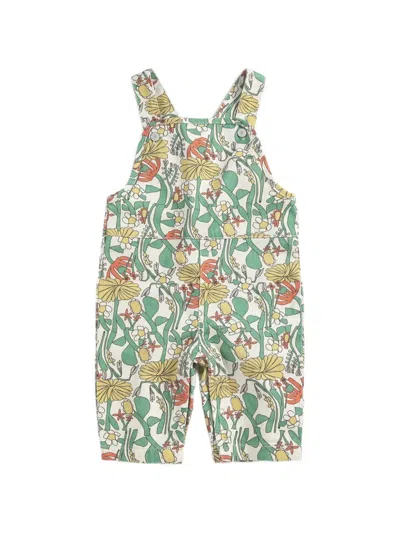 Bobo Choses Babies' Color Herbalist Floral-print Dungarees In Multi