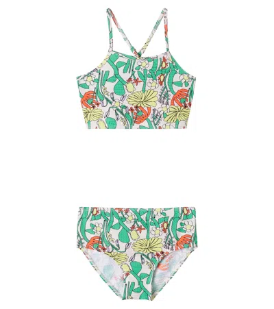 Bobo Choses Kids' Color Herbalist Printed Bikini In Multi