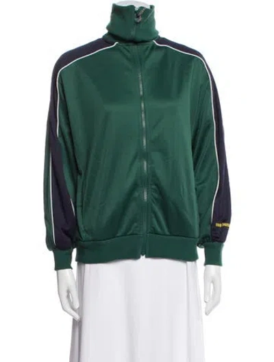 Pre-owned Bobo Choses Colorblock Pattern Bomber Jacket W/ Tags In Green