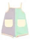 Bobo Choses Baby Colorblock Cotton Jumpsuit In Green