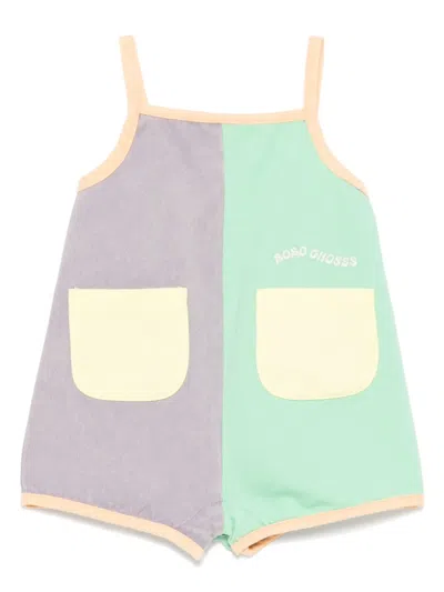 BOBO CHOSES COLORBLOCK WOVEN PLAYSUIT