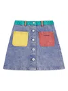 Bobo Choses Belt-loop Skirt In Blue