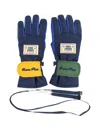 Bobo Choses Colour-block Gloves In Blue